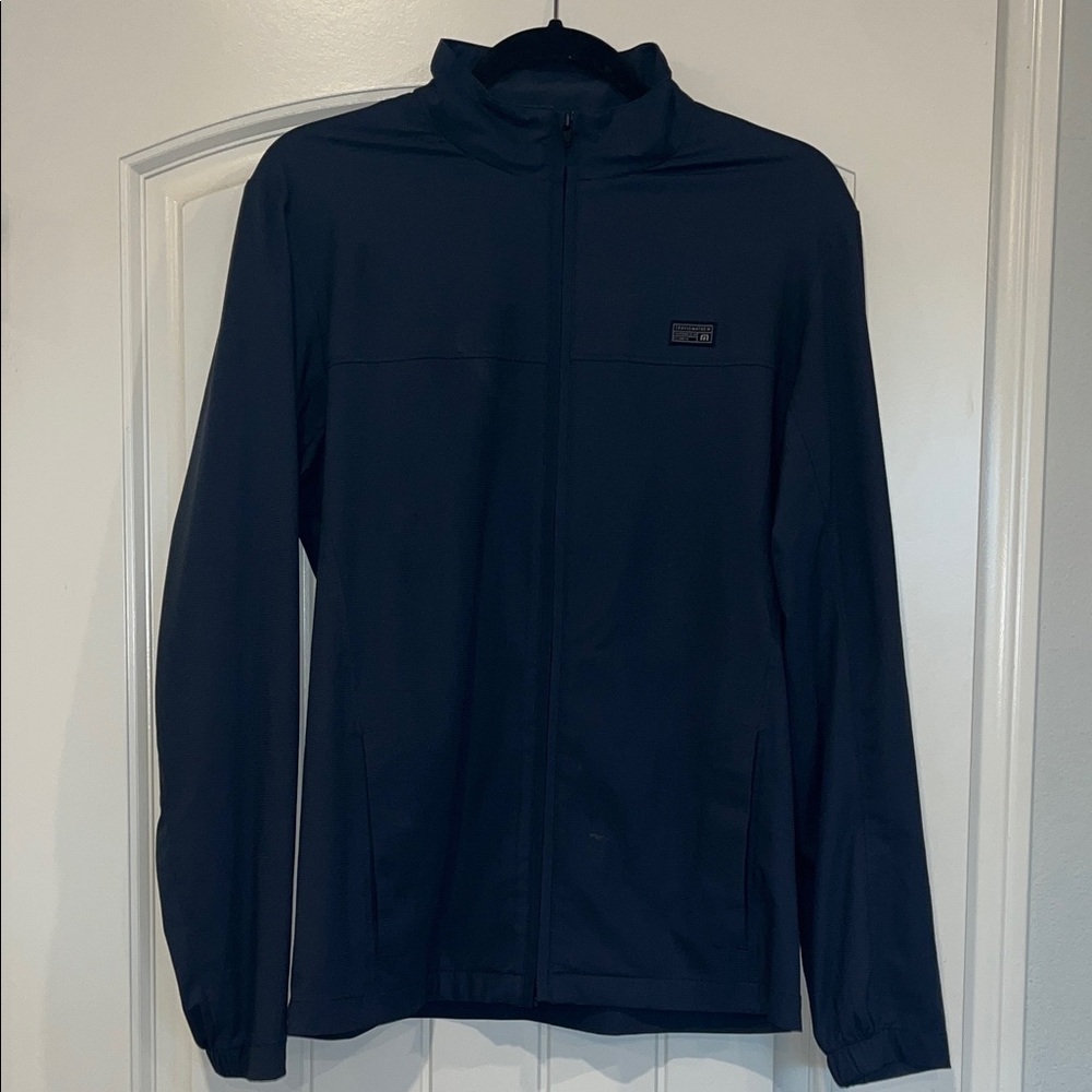 Travis Mathew Dark Blue Windbreaker Jacket
